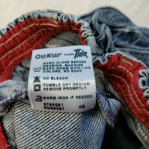 VTG BABY B'GOSH Oshkosh B’Gosh Carpenter Jeans - Picture 5 of 5